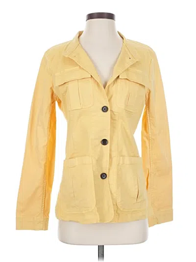 Pre-owned Ann Taylor Loft Jacket In Yellow