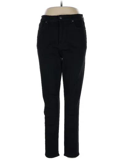 Pre-owned Ann Taylor Loft Jeans In Black