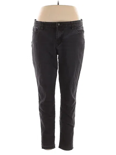 Pre-owned Ann Taylor Loft Jeans In Black