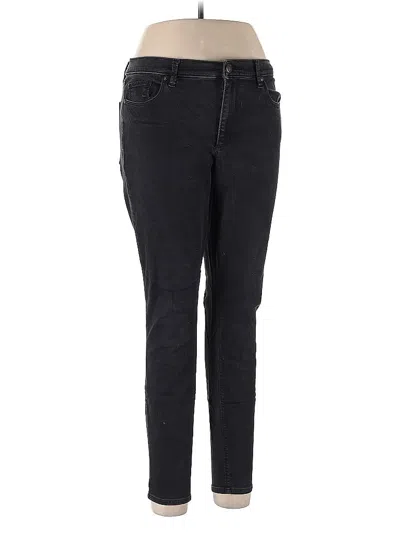 Pre-owned Ann Taylor Loft Jeans In Black