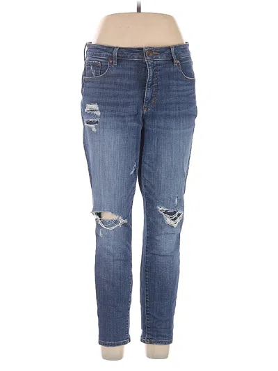 Pre-owned Ann Taylor Loft Jeans In Blue