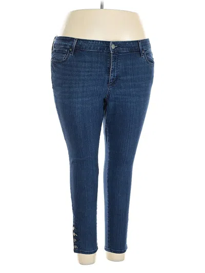 Pre-owned Ann Taylor Loft Jeans In Blue