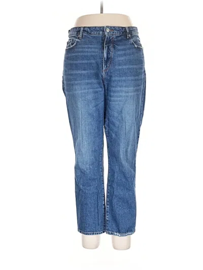 Pre-owned Ann Taylor Loft Jeans In Blue