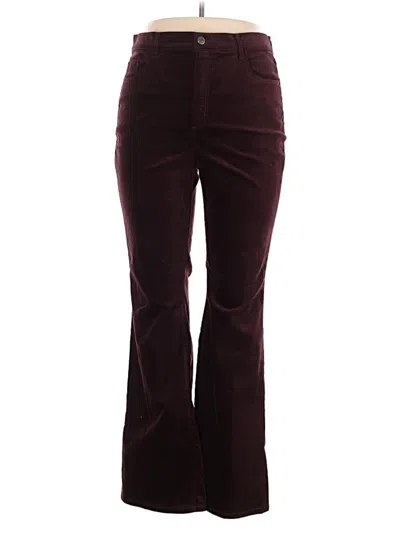 Ann Taylor Loft Jeans In Burgundy