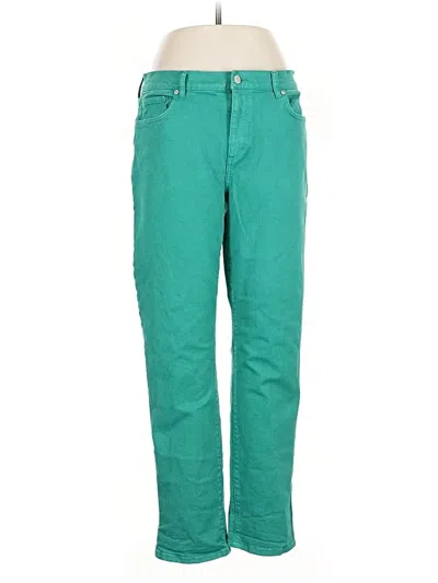 Pre-owned Ann Taylor Loft Jeans In Green
