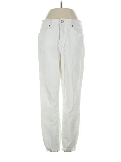 Pre-owned Ann Taylor Loft Jeans In Ivory