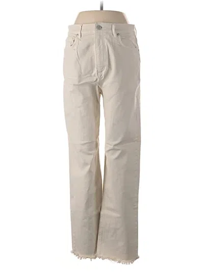 Pre-owned Ann Taylor Loft Jeans In Ivory