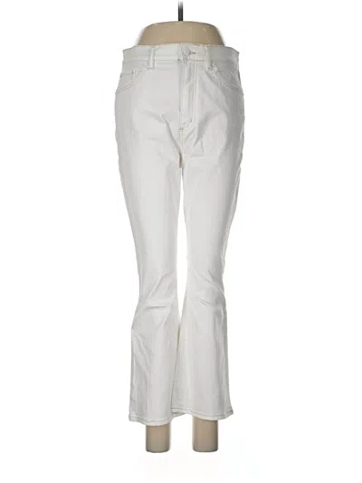 Pre-owned Ann Taylor Loft Jeans In Ivory