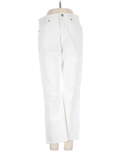 Pre-owned Ann Taylor Loft Jeans In Ivory