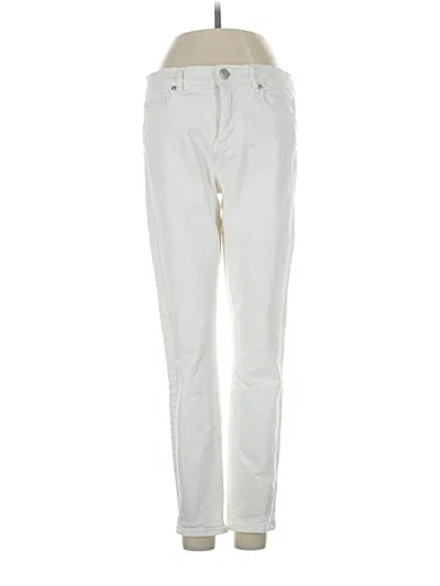 Pre-owned Ann Taylor Loft Jeans In Ivory
