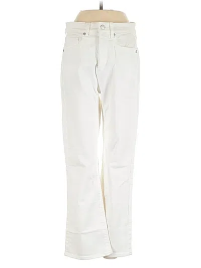 Pre-owned Ann Taylor Loft Jeans In Ivory