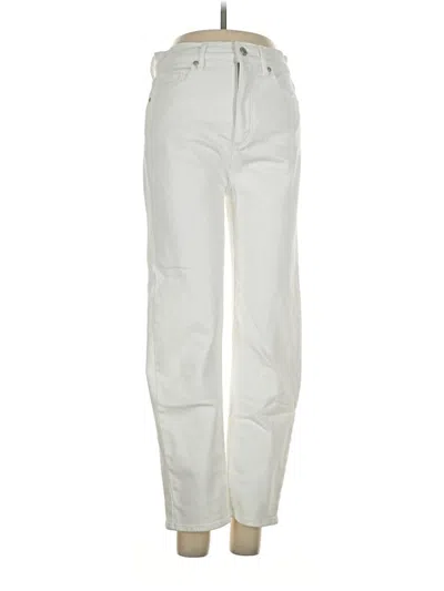 Pre-owned Ann Taylor Loft Jeans In Ivory