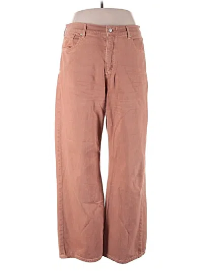 Pre-owned Ann Taylor Loft Jeans In Pink