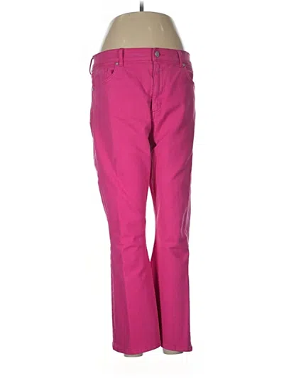Pre-owned Ann Taylor Loft Jeans In Pink