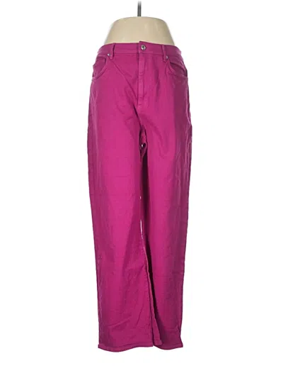 Pre-owned Ann Taylor Loft Jeans In Purple