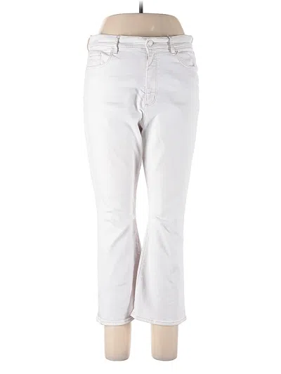 Pre-owned Ann Taylor Loft Jeans In Silver
