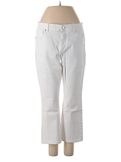 Pre-owned Ann Taylor Loft Jeans In Silver