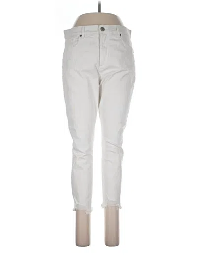 Pre-owned Ann Taylor Loft Jeans In Silver
