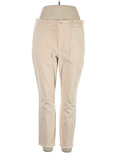 Pre-owned Ann Taylor Loft Jeans In Tan