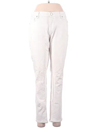 Pre-owned Ann Taylor Loft Jeans In White
