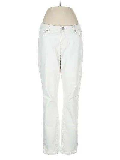 Pre-owned Ann Taylor Loft Jeans In White