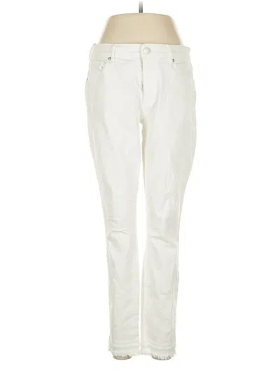 Pre-owned Ann Taylor Loft Jeans In White