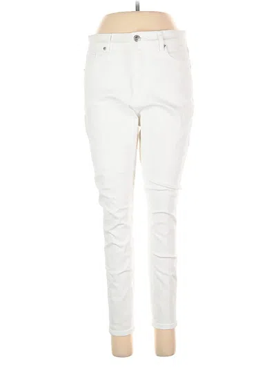 Pre-owned Ann Taylor Loft Jeans In White