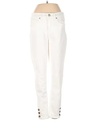 Pre-owned Ann Taylor Loft Jeans In White