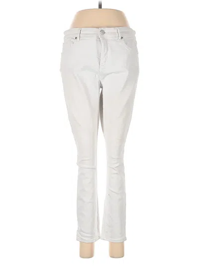 Pre-owned Ann Taylor Loft Jeans In White