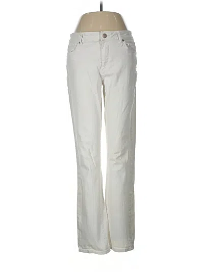 Pre-owned Ann Taylor Loft Jeans In White