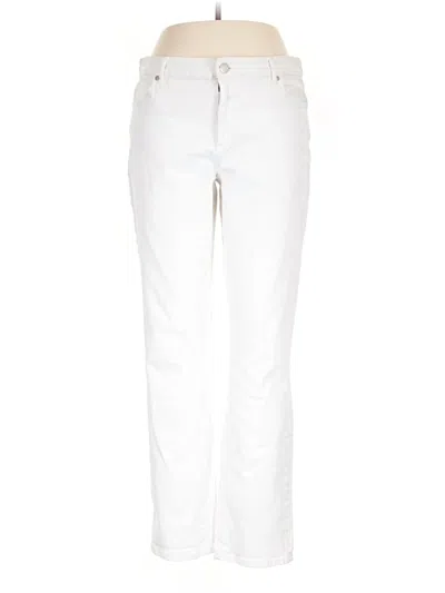 Pre-owned Ann Taylor Loft Jeans In White
