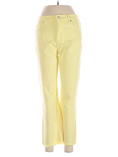 Pre-owned Ann Taylor Loft Jeans In Yellow