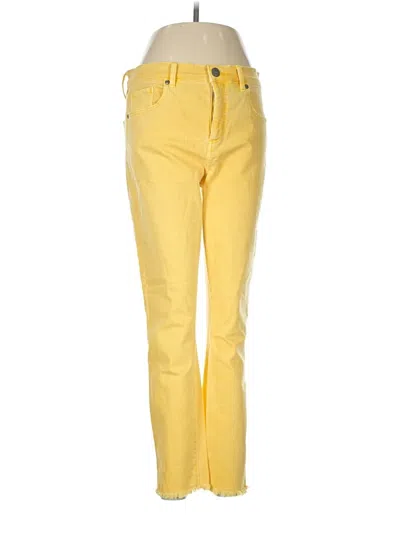 Pre-owned Ann Taylor Loft Jeans In Yellow