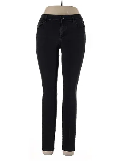 Pre-owned Ann Taylor Loft Jeggings In Black