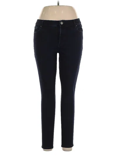 Pre-owned Ann Taylor Loft Jeggings In Blue