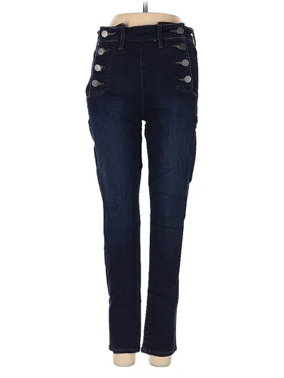 Pre-owned Ann Taylor Loft Jeggings In Blue