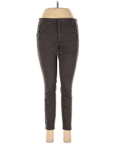 Pre-owned Ann Taylor Loft Jeggings In Gray