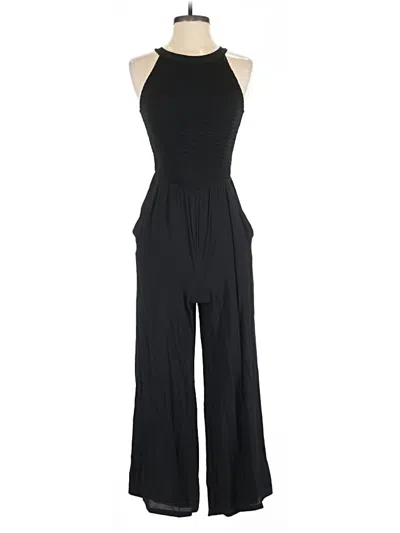 Pre-owned Ann Taylor Loft Jumpsuit In Black