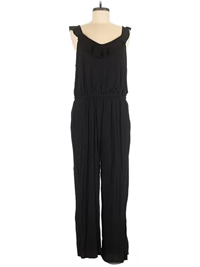 Pre-owned Ann Taylor Loft Jumpsuit In Black