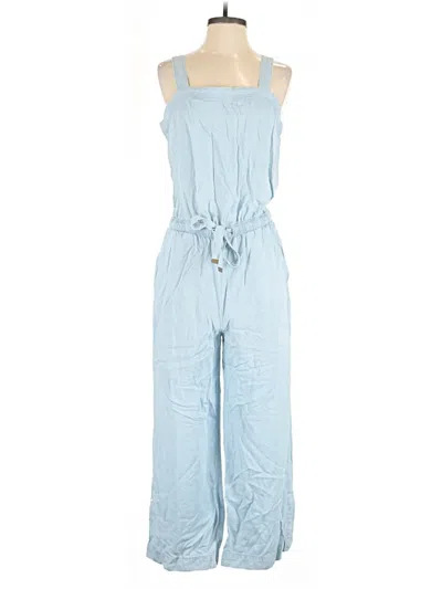 Pre-owned Ann Taylor Loft Jumpsuit In Blue
