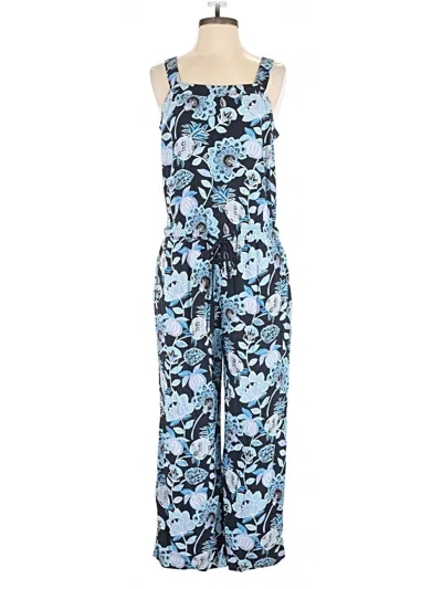 Pre-owned Ann Taylor Loft Jumpsuit In Blue