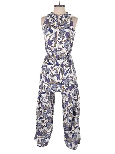 Pre-owned Ann Taylor Loft Jumpsuit In Blue