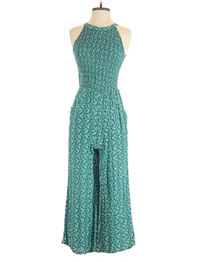 Pre-owned Ann Taylor Loft Jumpsuit In Blue