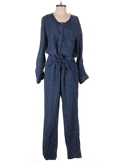 Pre-owned Ann Taylor Loft Jumpsuit In Blue
