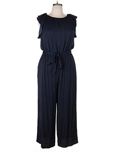 Ann Taylor Loft Jumpsuit In Blue