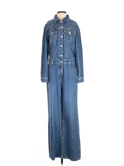 Pre-owned Ann Taylor Loft Jumpsuit In Blue