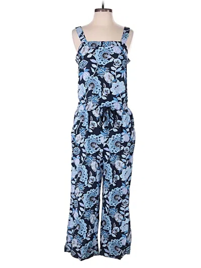 Pre-owned Ann Taylor Loft Jumpsuit In Blue