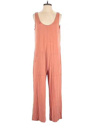 Pre-owned Ann Taylor Loft Jumpsuit In Brown