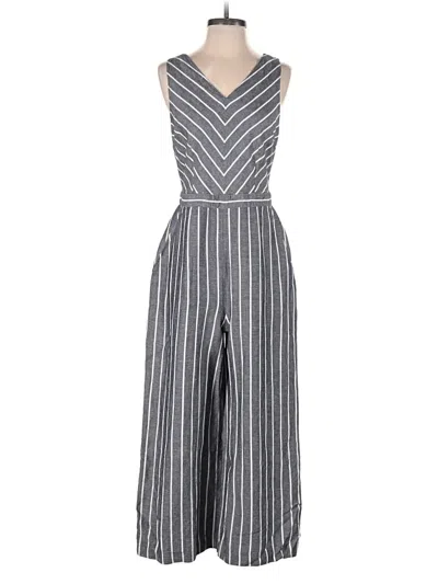 Pre-owned Ann Taylor Loft Jumpsuit In Gray