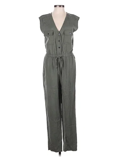 Pre-owned Ann Taylor Loft Jumpsuit In Green